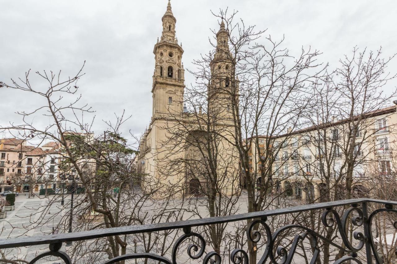 Apartamento La Redonda Catedral Y Aire Acondicionado Λογκρόνο Εξωτερικό φωτογραφία